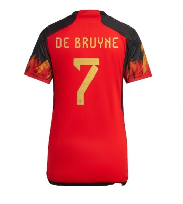 Belgien Kevin De Bruyne #7 Replika Hjemmebanetrøje Dame VM 2022 Kortærmet